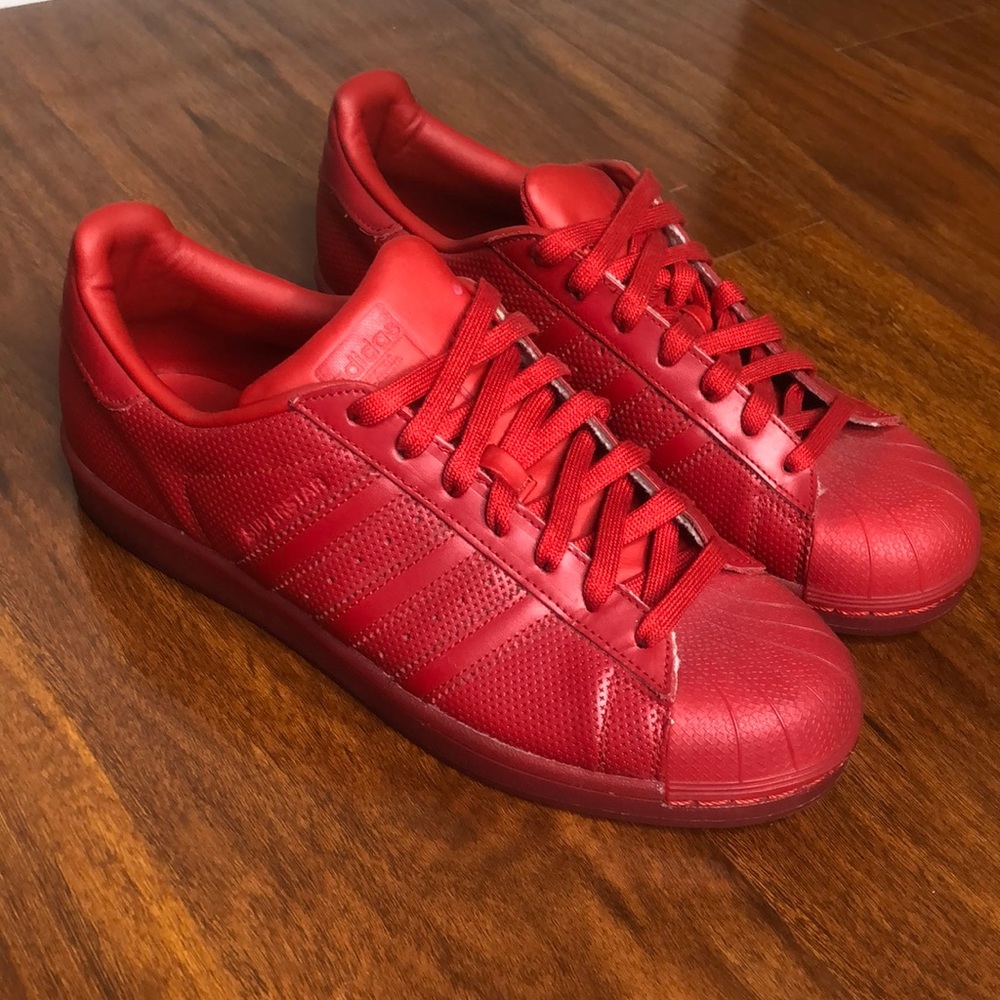 Red Shelltop Adidas